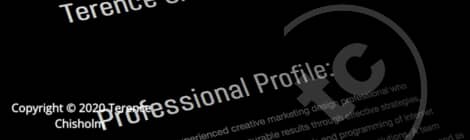 Terence Chisholm / Curriculum Vitae / Resume