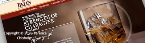 Portfolio: Bell's Whisky website